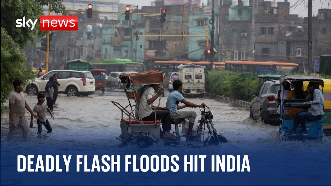 Death toll rises in northern India as heavy rainfall continues