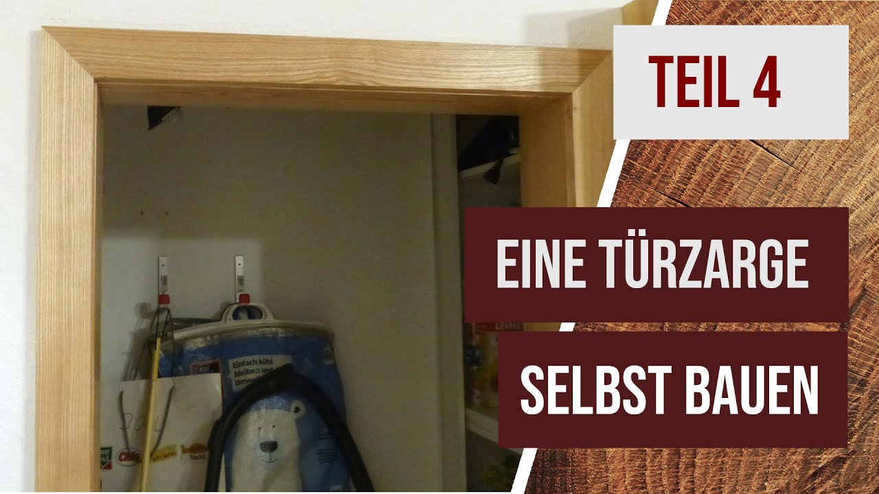 Eine Türzarge bauen [4] - Verleimen, Oberfläche und Einbau