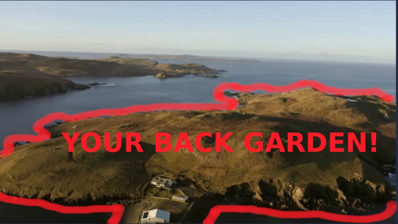 Your Back Garden Is a Peninsula!