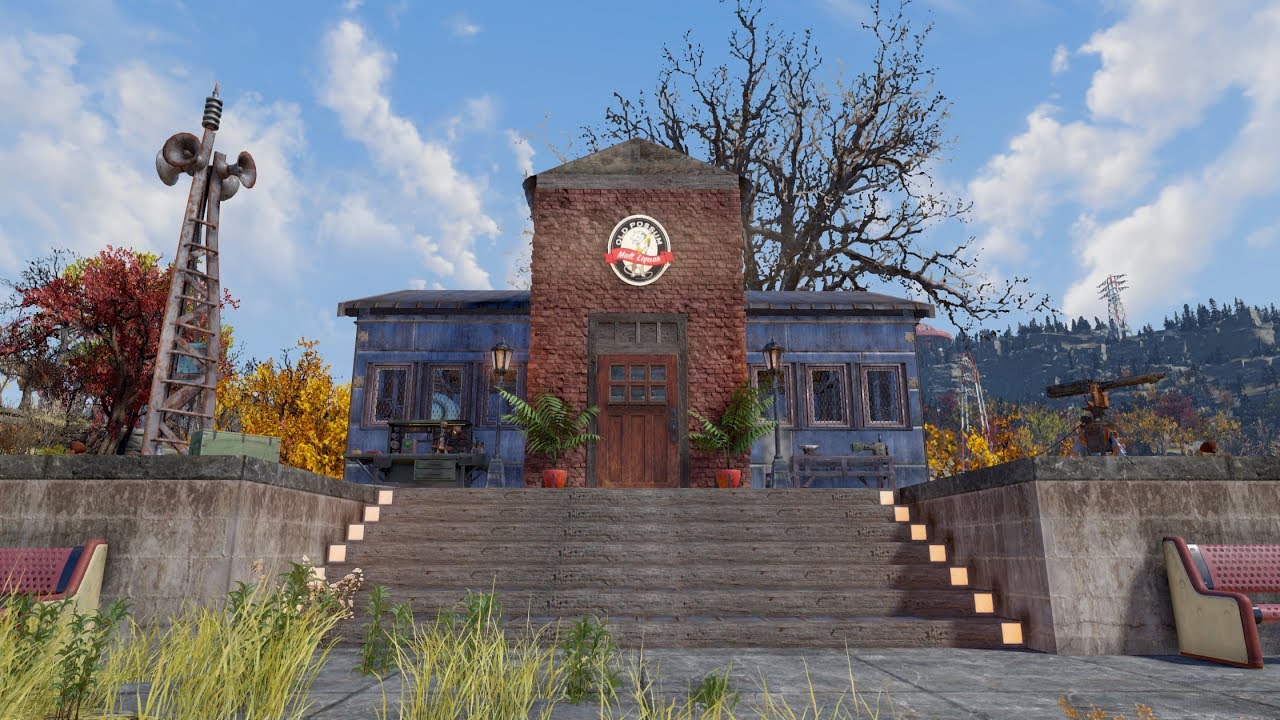 Fallout 76 - Old Possum Brewery Camp (Building Steps)