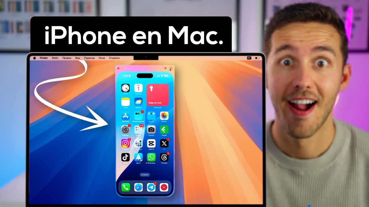C&oacute;mo usar el iPhone en el Mac... 💥 iPhone Mirroring es INCRE&Iacute;BLE...