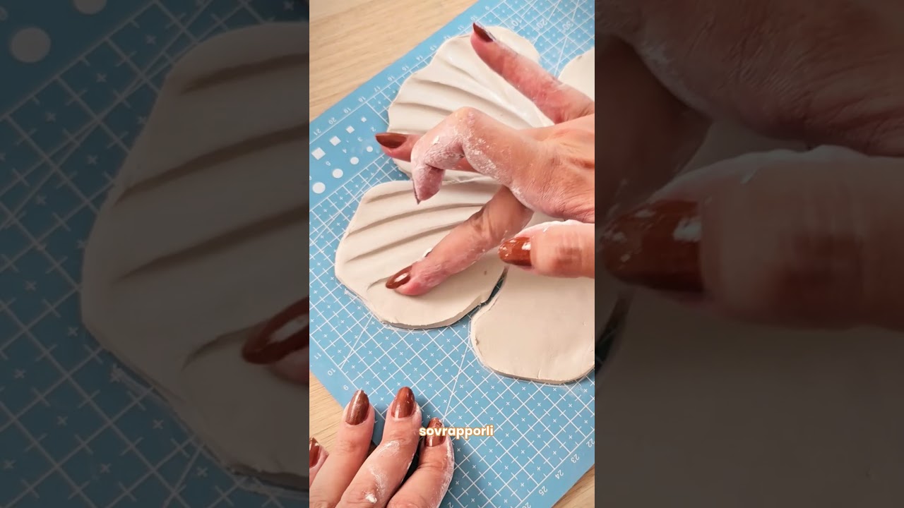 Creiamo il piattino IBISCO super virale con #airdryclay #das #hibiscus