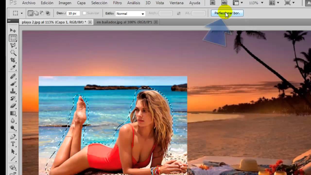 Como hacer un Fácil TRANSPLANTE  con PHOTOSHOP