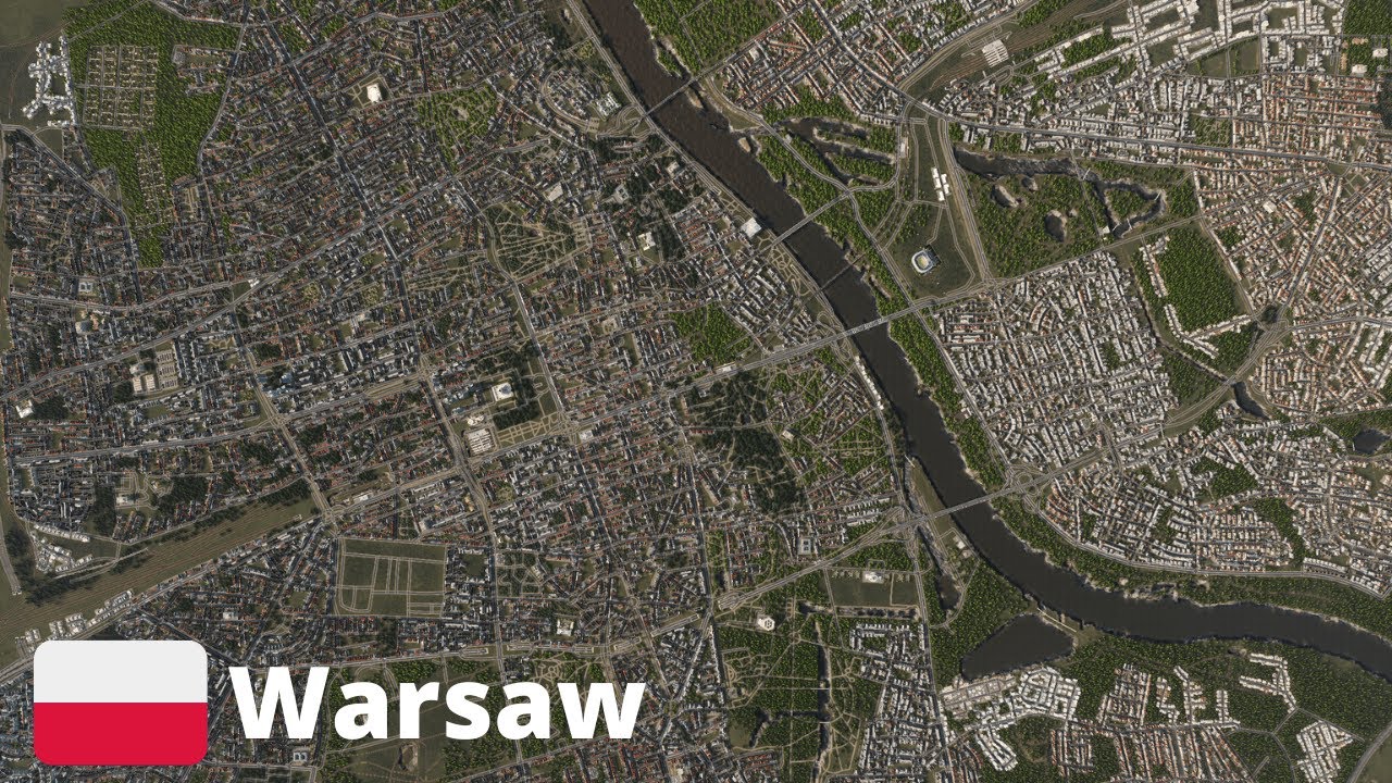 Cities: Skylines - Warsaw (1:1 scale)