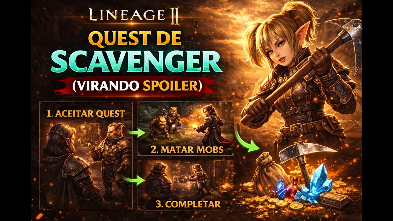Quest de Scavenger no Lineage 2 | Como Virar Spoiler