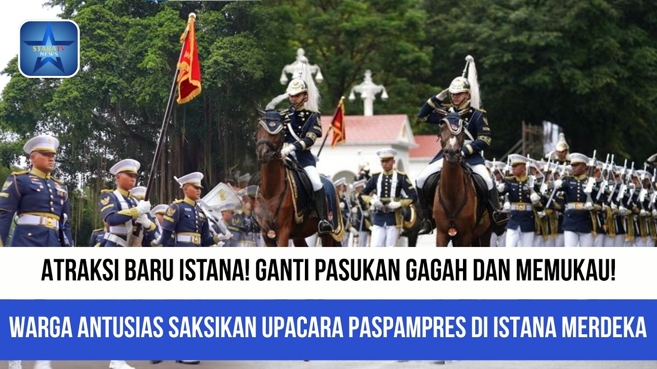Upacara Ganti Pasukan Paspampres Resmi Jadi Atraksi Rutin Minggu Pagi di Istana Merdeka