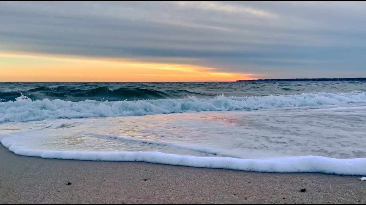 10 Minute - Sunset Waves Live Wallpaper HQ Audio Meditation