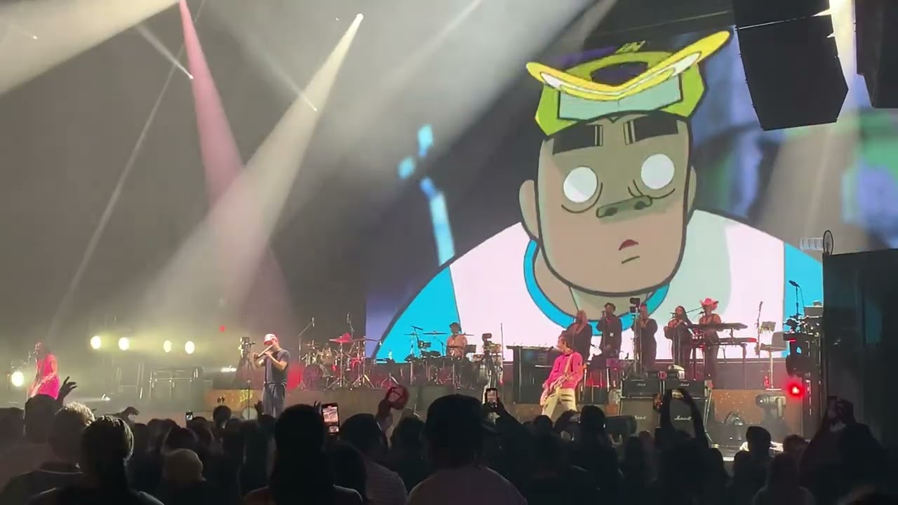 Clint Eastwood - Gorillaz Dallas 2022 Tour live 10/01/2022
