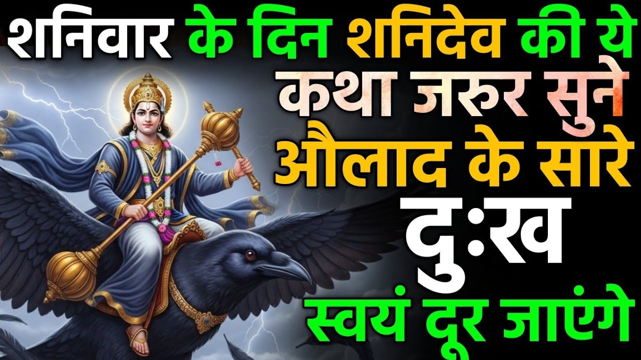 औलाद के दुख दूर करने वाली शनिदेव की पावन शनिवार कथा | shanidev ki katha