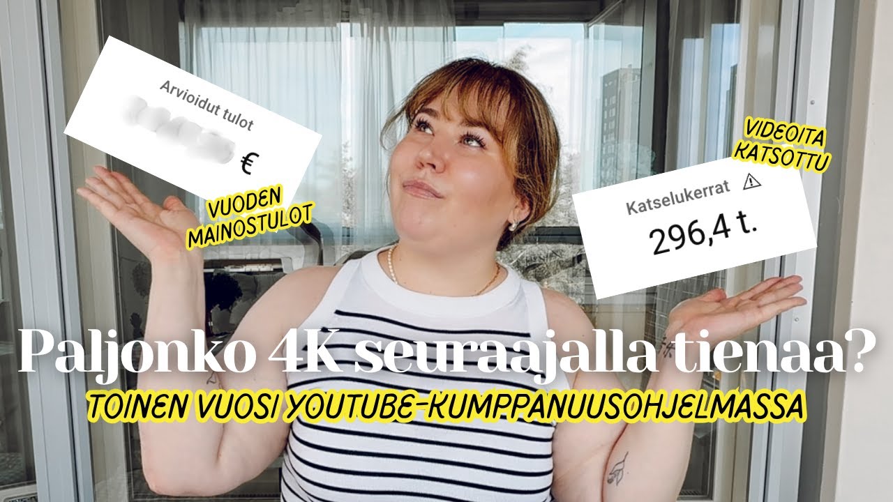 YouTube-mainostulot toiselta vuodelta 💰📃 RPM, CPM & kumppanuusohjelma