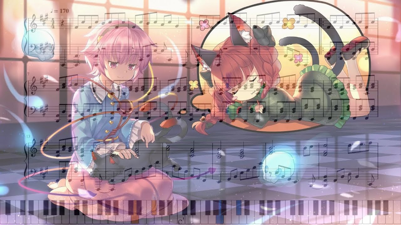 【東方地霊殿】｢ハートフェルトファンシー｣　ピアノアレンジ(楽譜付き)