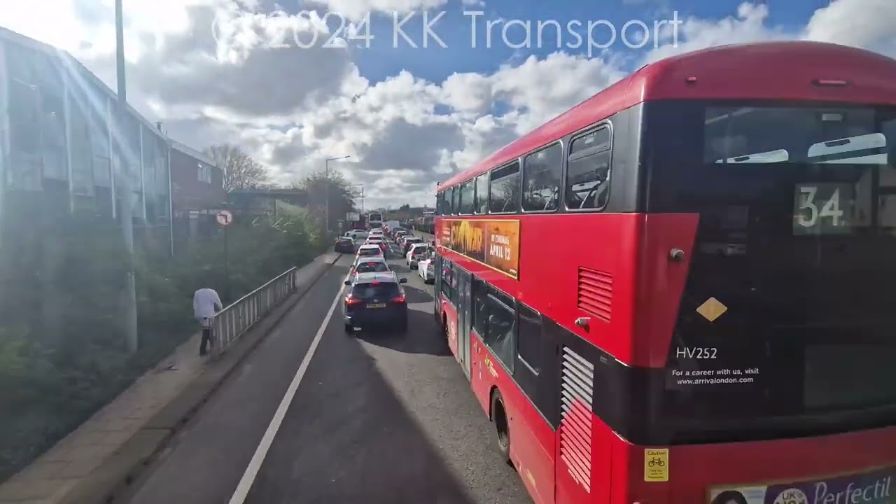 Superloop Route SL1 | 4K Full Visual: Walthamstow Central-North Finchley