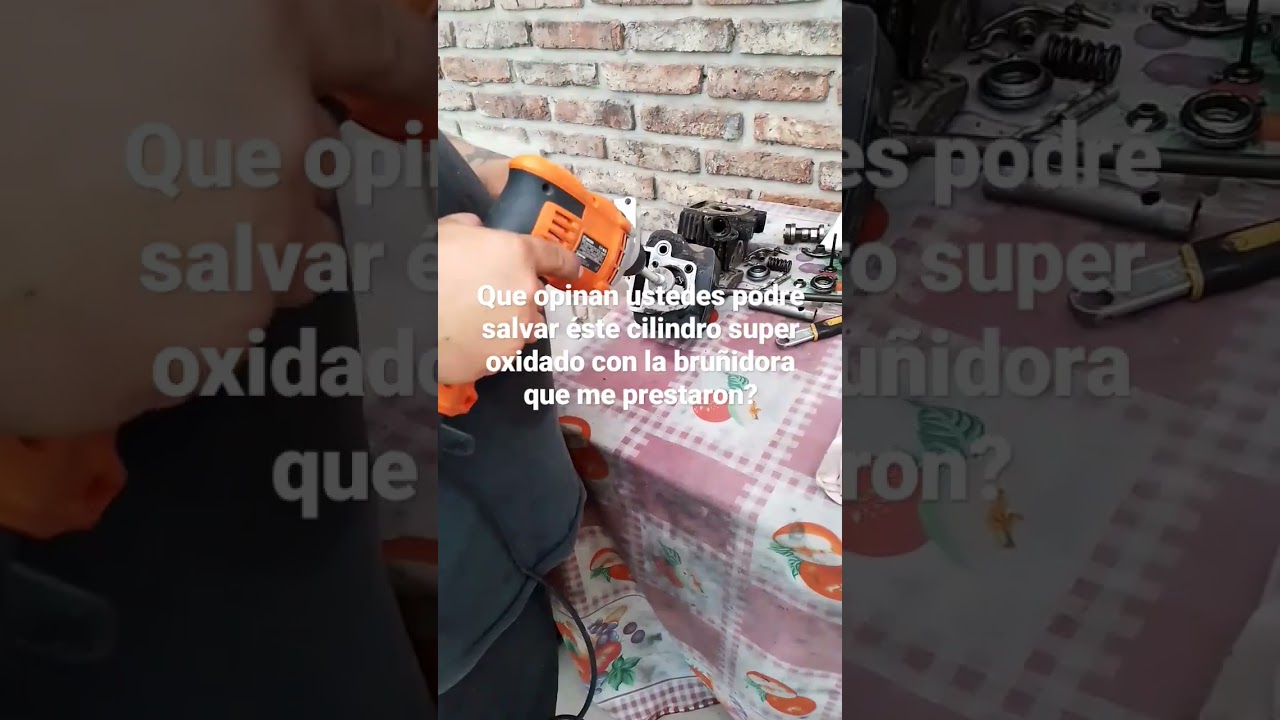 En &eacute;ste caso conviene rectificar el cilindro,pero cuando no hay dinero uno recurre a otros m&eacute;todos.