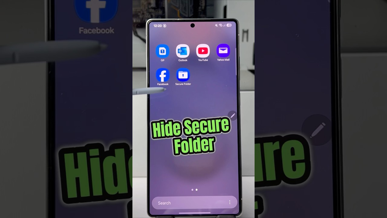 Show/Hide samsung secure folder #s25ultra #securefolder