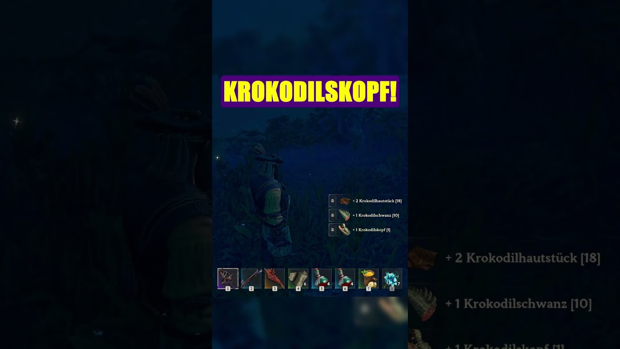 1st crocodile head is mine #windrose