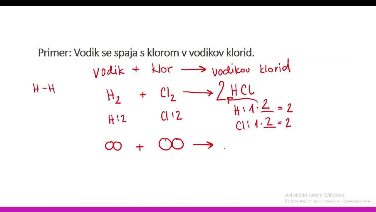 Kemijska enačba