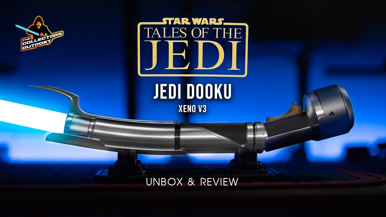 The NEW Jedi Dooku (Tales of the Jedi) Xeno v3 Lightsaber - Unbox & Review : From Vader's Sabers