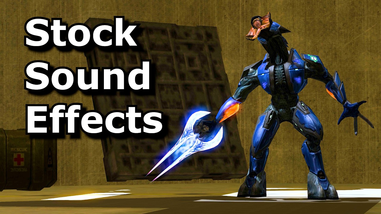 Halo uses Stock Sound Effects and they are Glorious