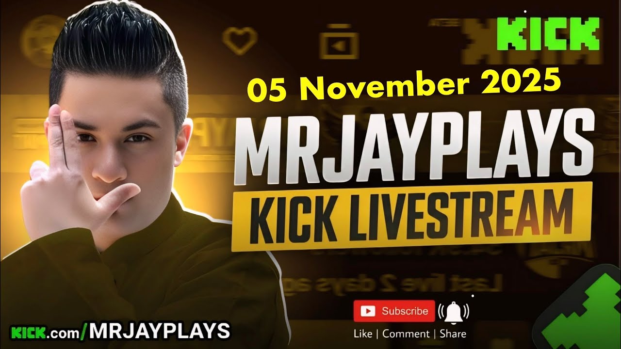 🔴LIVE - MrJayPlays Kick Livestream (5 November 2025)