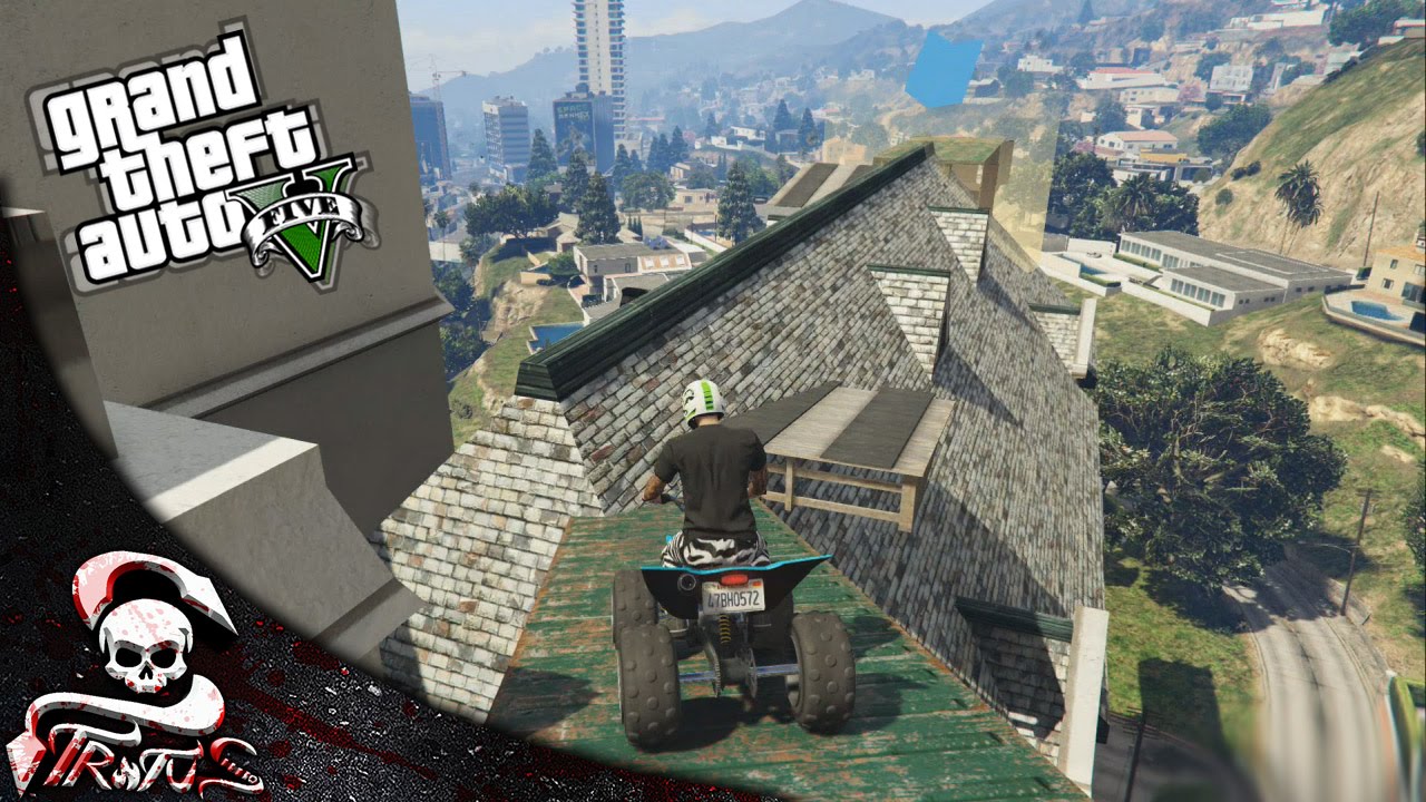 GTA 5 CARRERAS | LA CARRERA DE LA MUERTE #152 PARKOUR ENTRE SOMBRILLAS Y TEJADOS | XxStratusXx