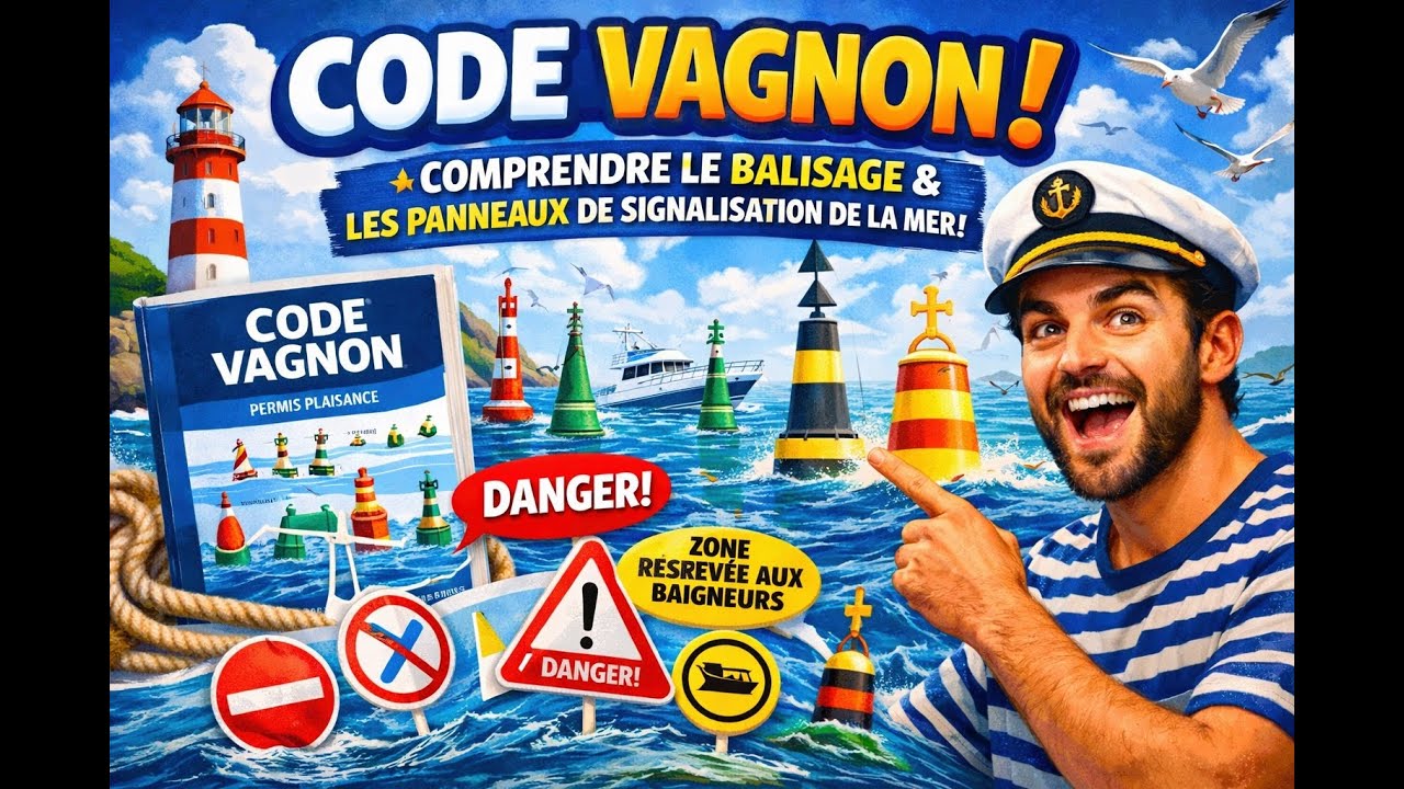 2 PERMIS COTIER Comprendre le balisage, les panneaux de signalisation, de la mer