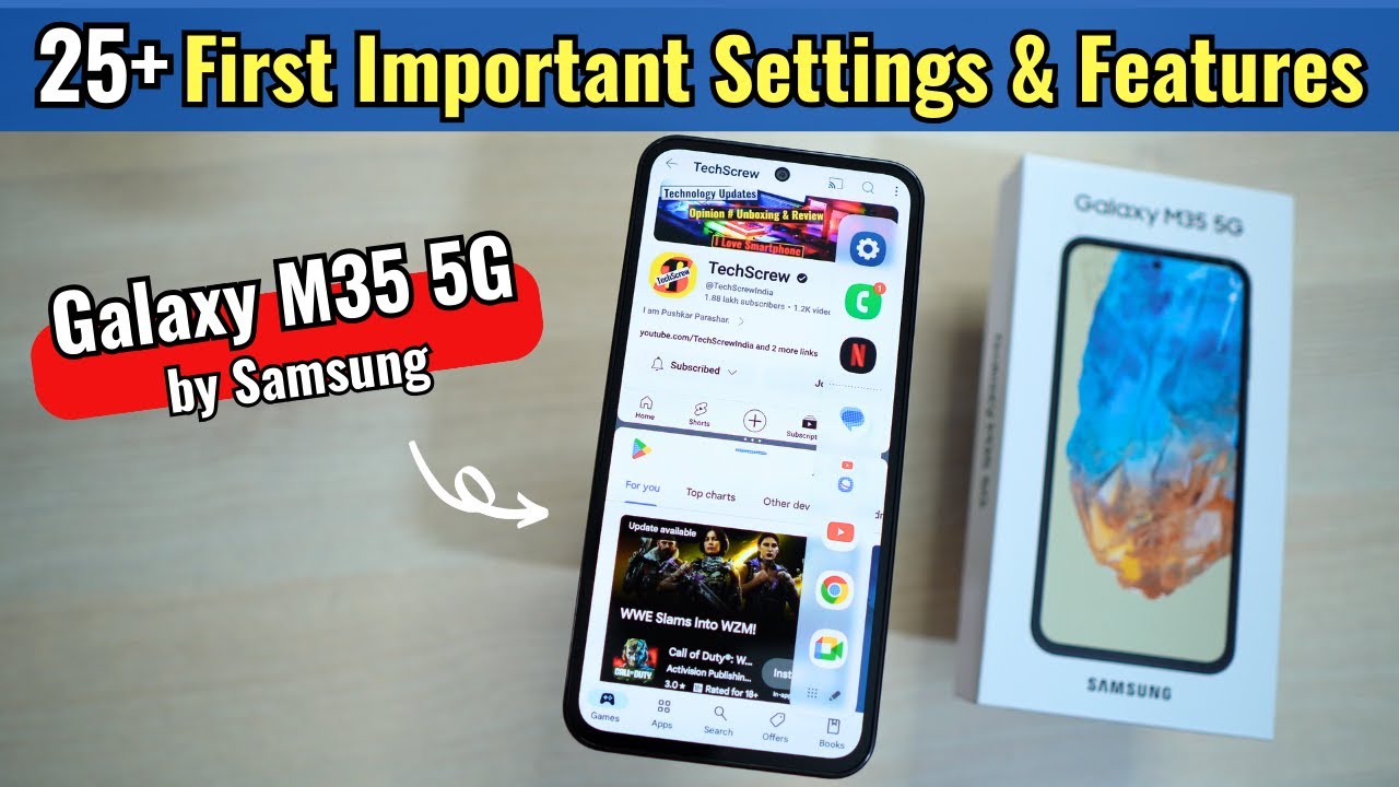 25+ First Important Settings & Features of Samsung Galaxy M35 5G