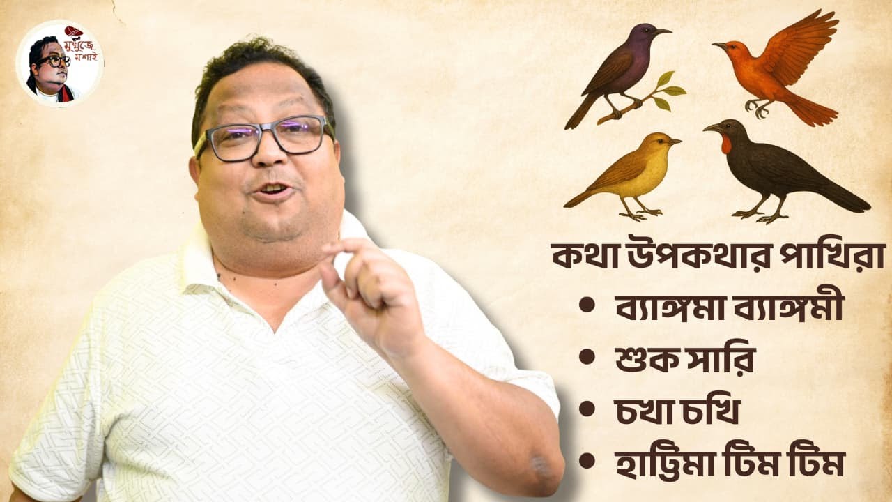 কথা উপকথার পাখিরা | ব্যাঙ্গমা ব্যাঙ্গমী |  শুক সারি |  চখা চখি | হাট্টিমা টিম টিম |