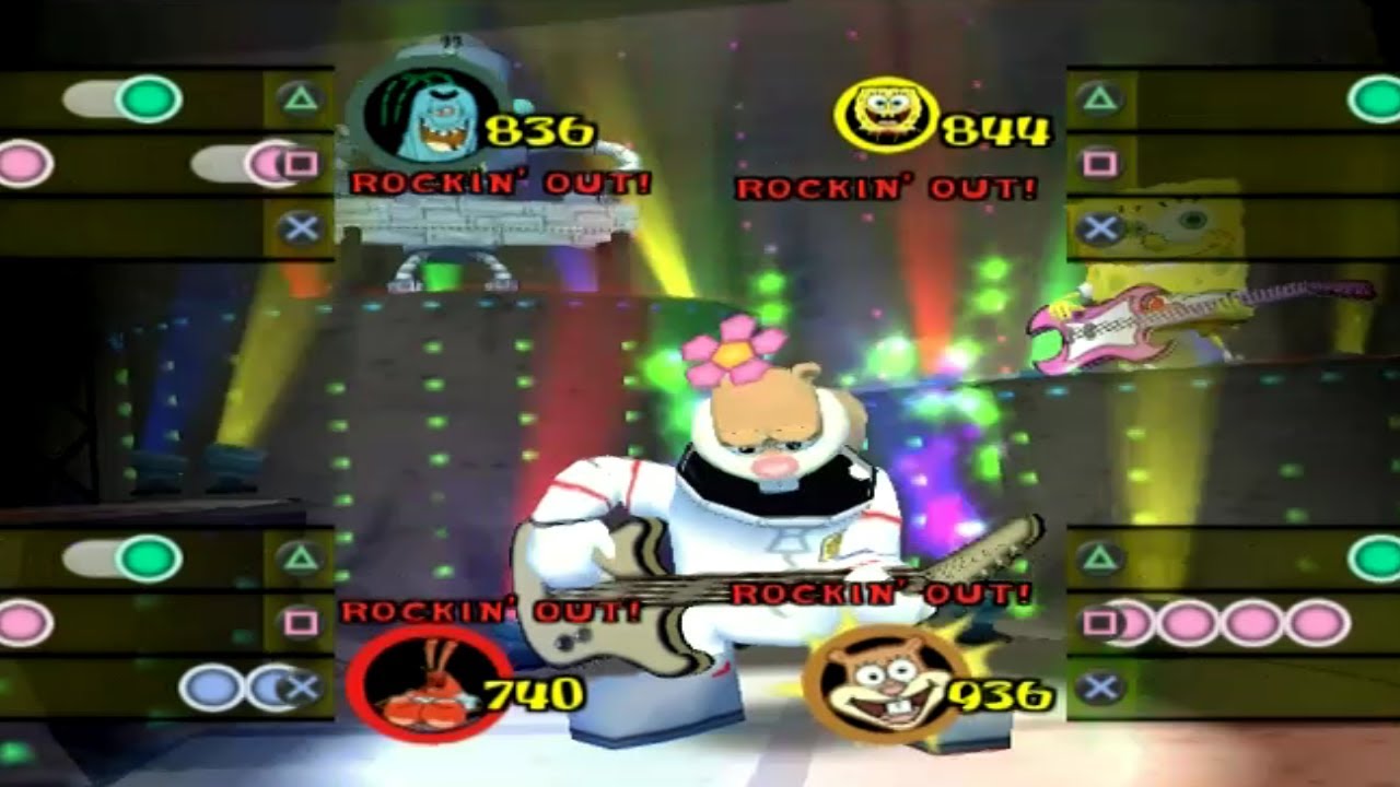 Spongebob Squarepants: Lights, Camera, Pants! PS2 Rock Bottom (Sandy) (Smart CPUs)