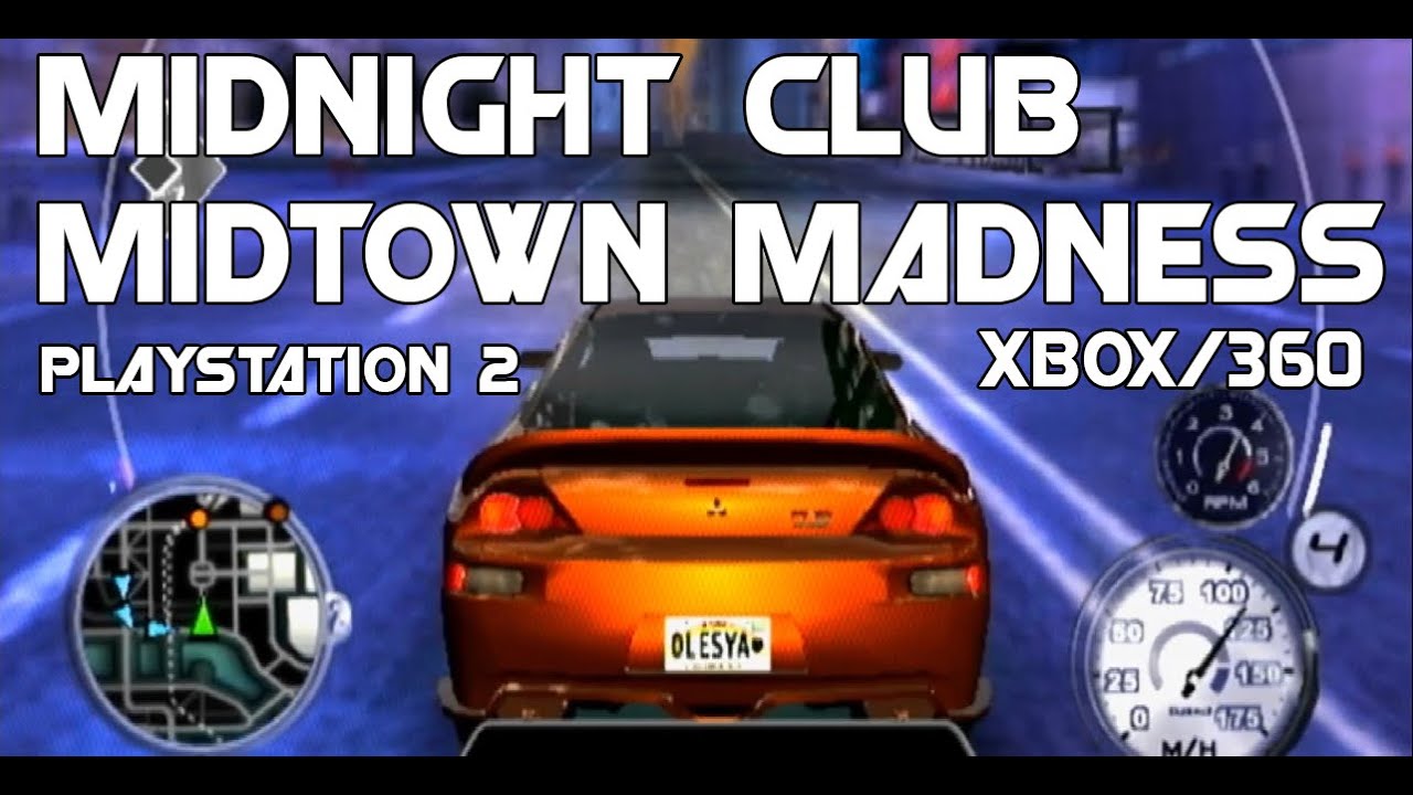 MidNight Club - MidTown Madness Playstation - XBOX (Обзор всех частей)
