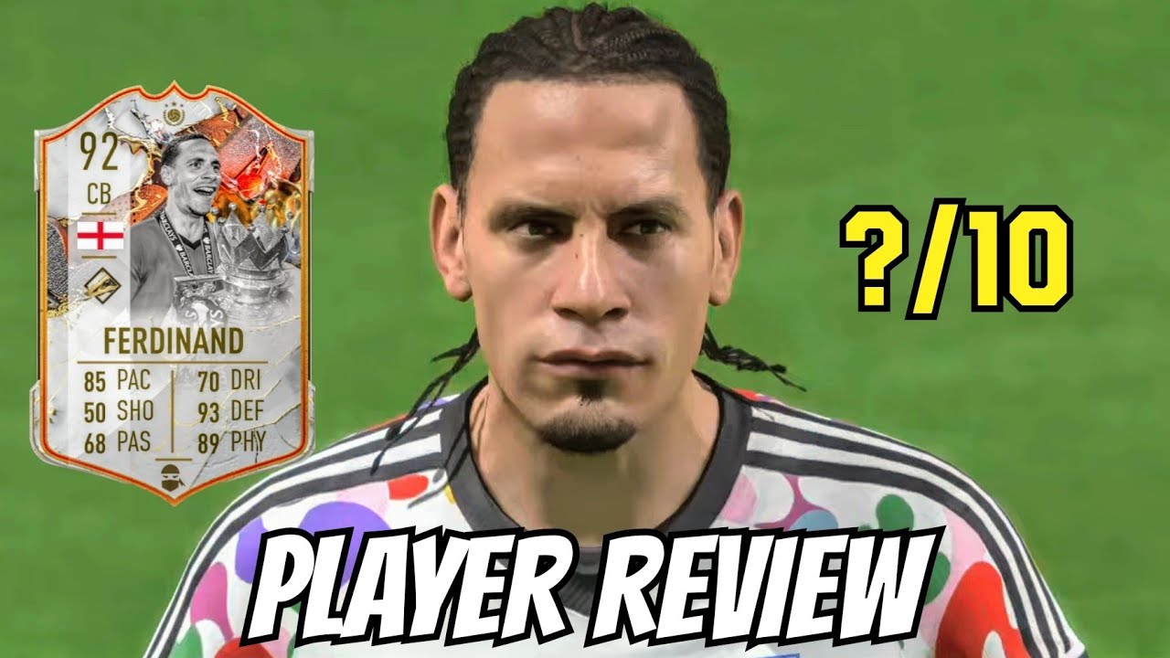 RIO FERDINAND (92) TROPHY TITANS ICON ! PLAYER REVIEW | FIFA 23 ULTIMATE TEAM