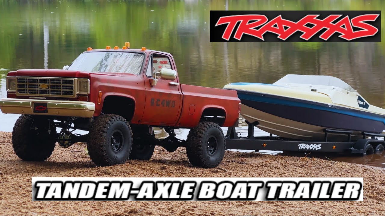 Rc4wd K10 Towing Traxxas Rc Boat Trailer
