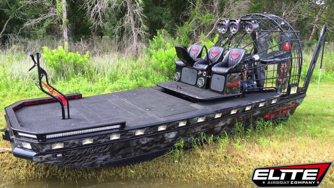Elite Airboat Company - Black Beauty