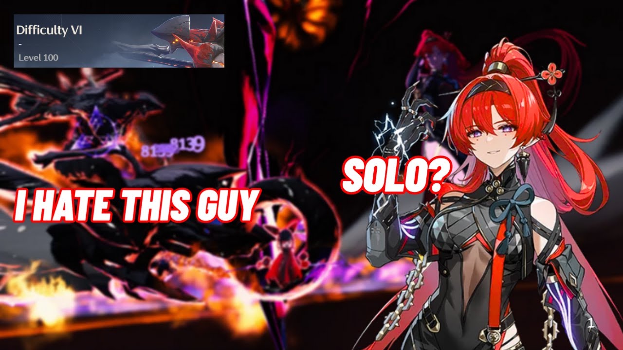 ANOTHER Solo Yinlin vs Maxed Hologram Inferno Rider No DMG Taken | Wuthering Waves