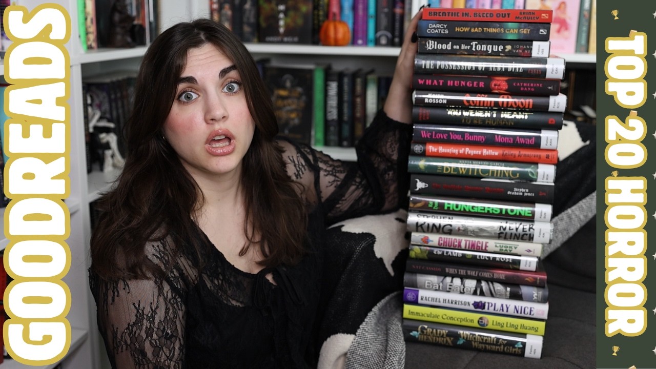 reading the 20 best horror books of the year according to the goodreads choice awards 😱 reading vlog