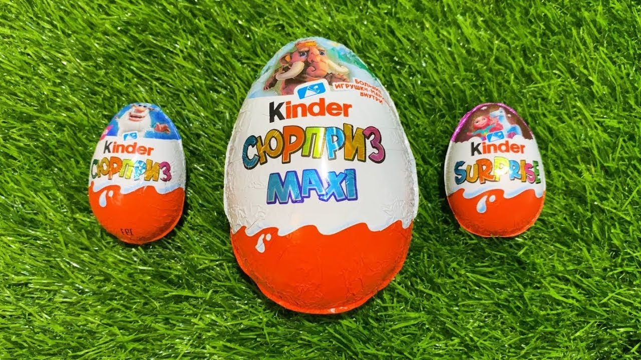 Unboxing Kinder Surprise MAXI/ ASMR video/ Big Chocolate Egg