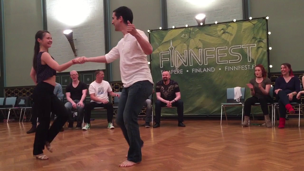 Maria Elizarova & Ibirocay Regueira. Dancing WCS to Despacito. Teachers Jack and Jill Finnwest 2017