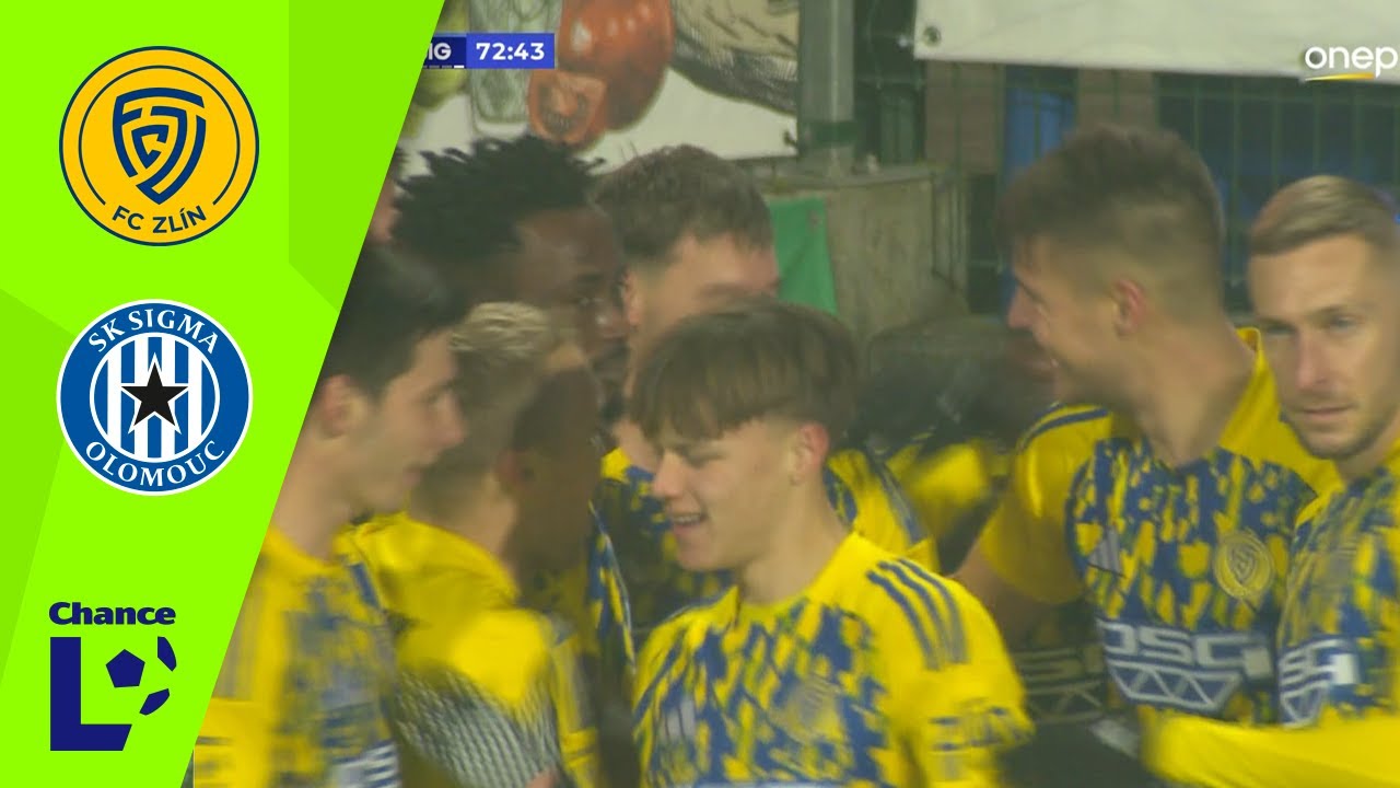 Chance Liga Highlights: FC Zlín : SK Sigma Olomouc 5:0 (19. kolo)