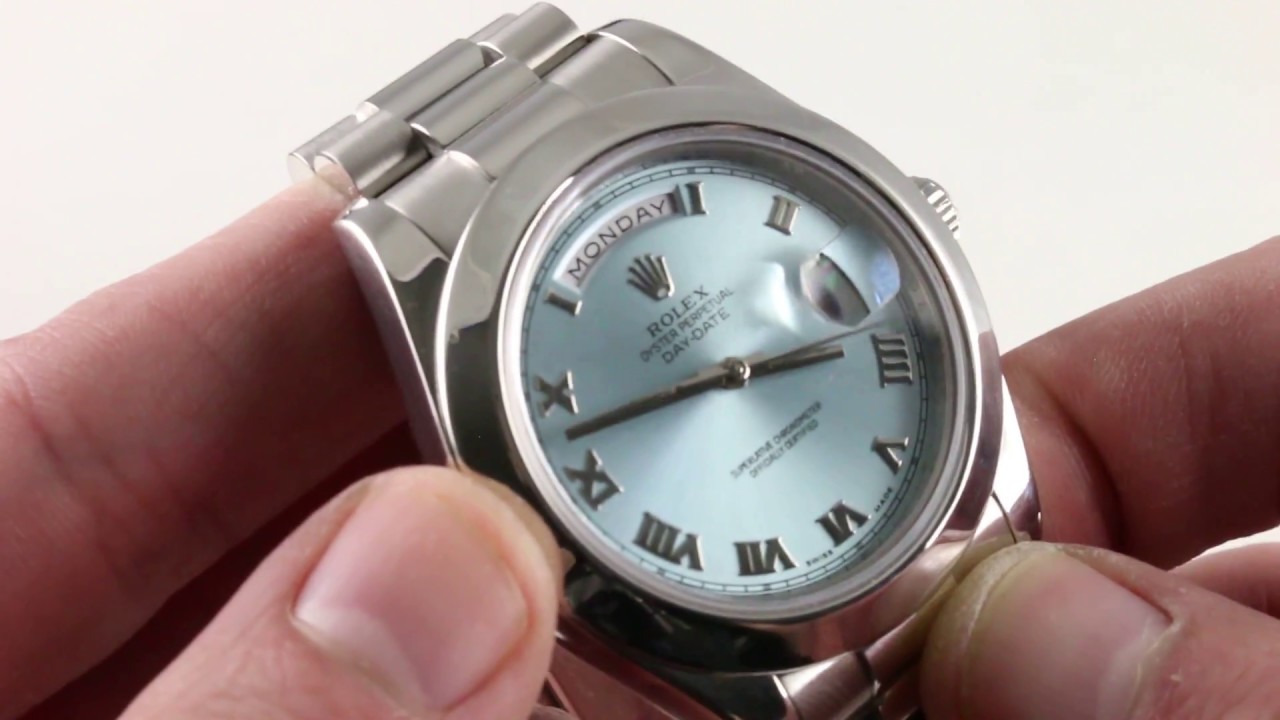 Rolex Day-Date II 218206 Luxury Watch Review