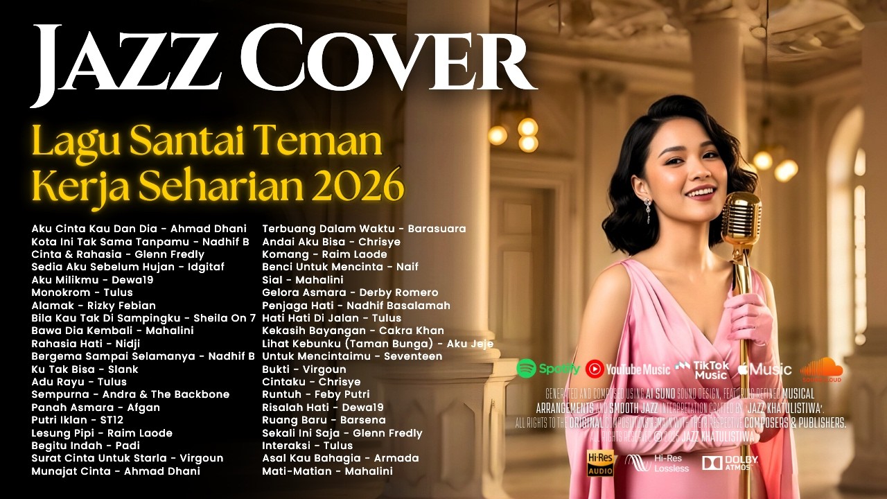 Lagu Pop Indonesia Santai Buat Kerja | Smooth Jazz Cover by JAZZ KHATULISTIWA