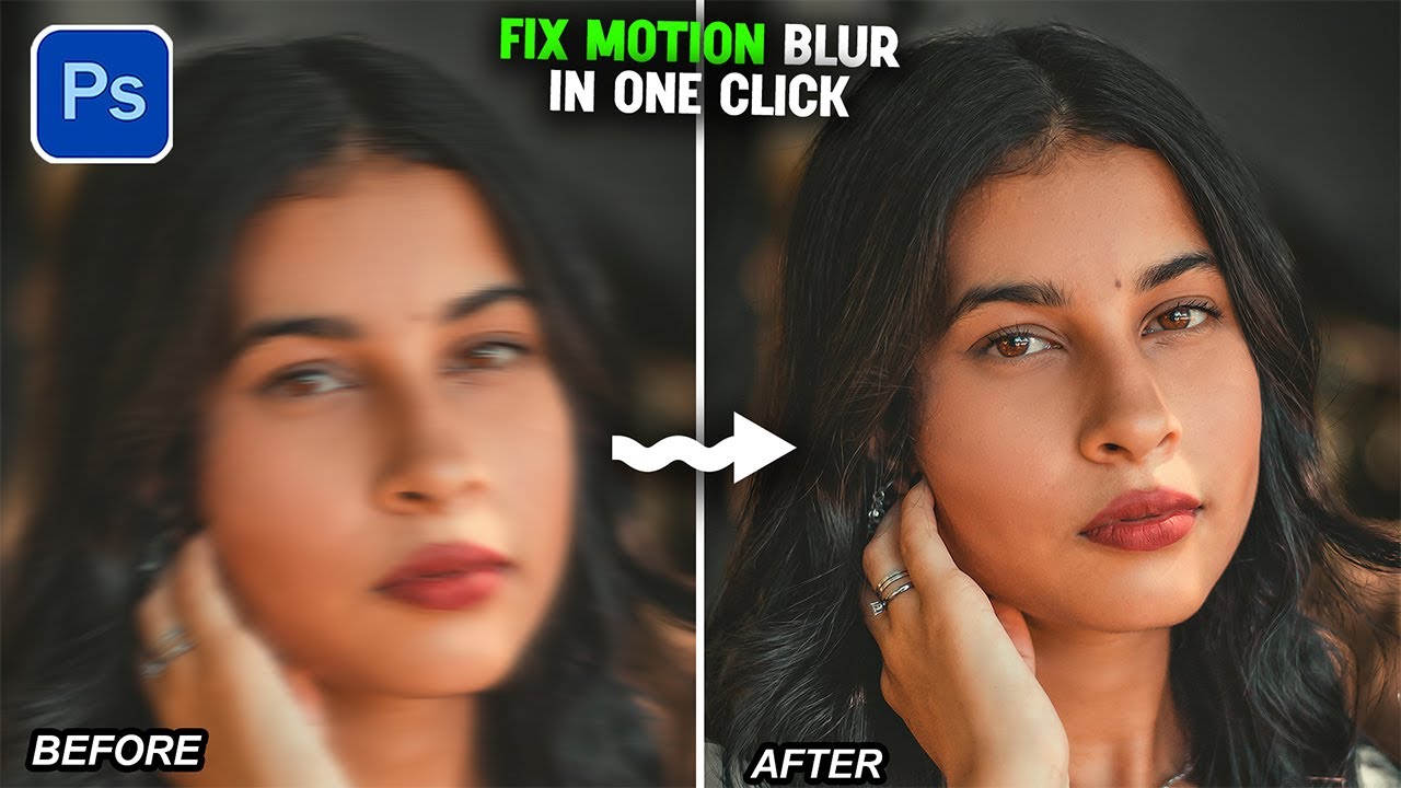 2 Super Easy Steps to Fix Motion Blur Using the New Photoshop 2025