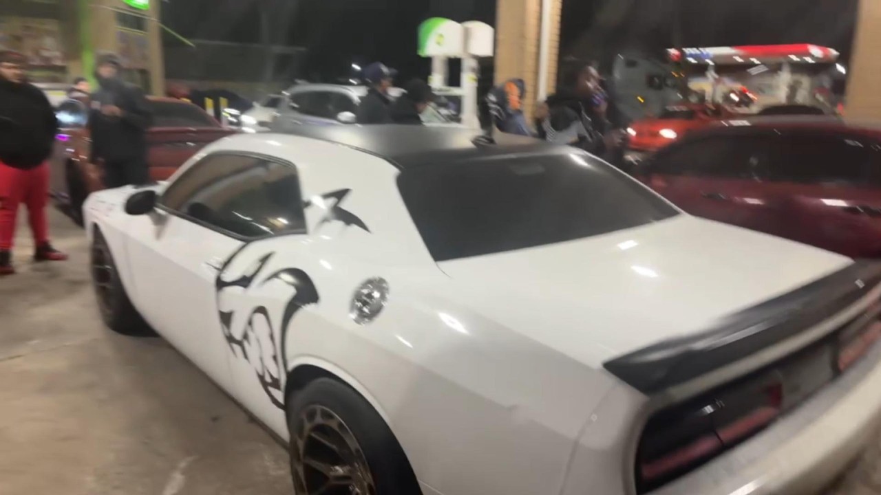Car Meet Take Over  Police Pulled Up