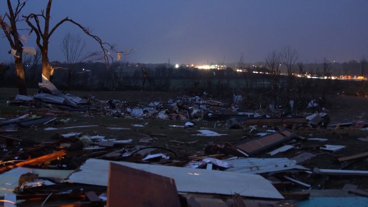 Guntown, MS Tornado Damage B-Roll - 12/16/2019