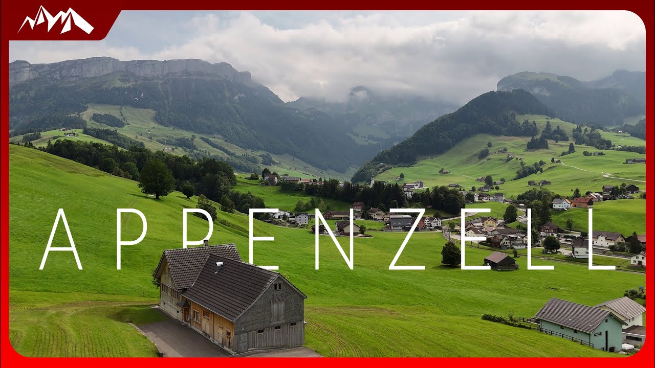 Appenzell Switzerland 4K  | Fairytale Swiss Village | Walking Tour and Aerial Footage