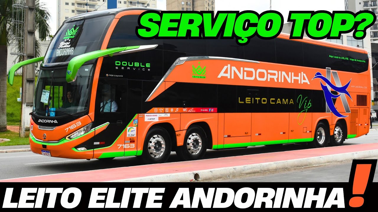 ACIMA DA MÉDIA?? ÔNIBUS LEITO ELITE E LEITO CAMA DA ANDORINHA 😍😍 MARCOPOLO G8 DOUBLE DECKER
