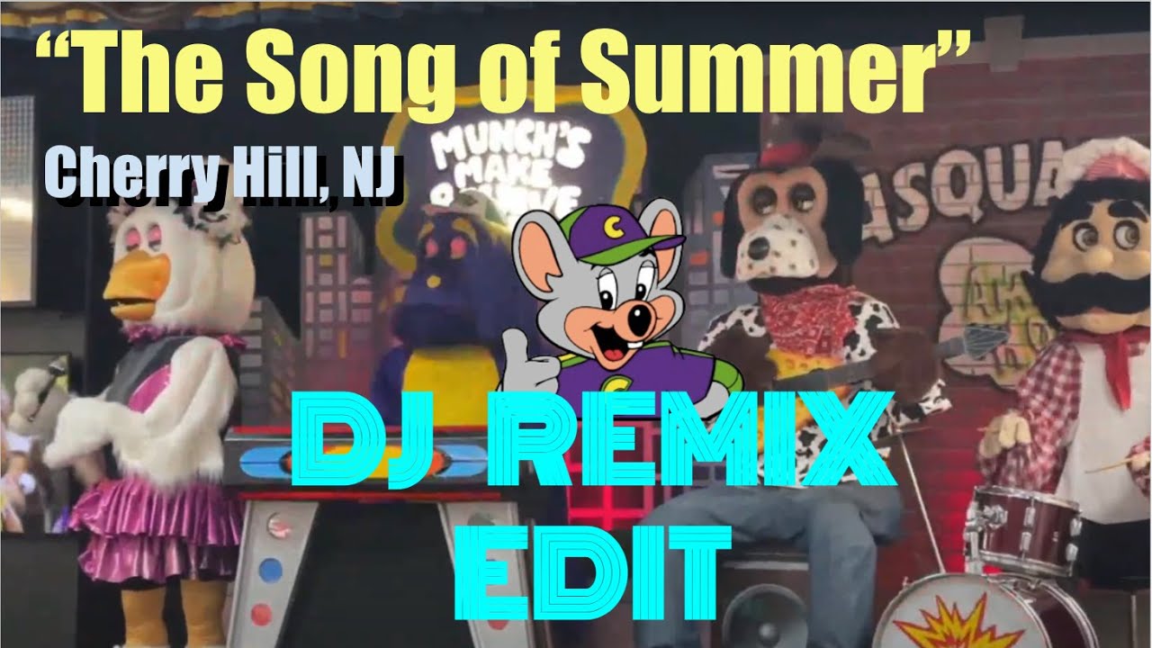 DJ Remix Animatronics EDIT!  Song of Summer DJ Munch Remix Chuck E Cheese 2-Stage Cherry Hill NJ