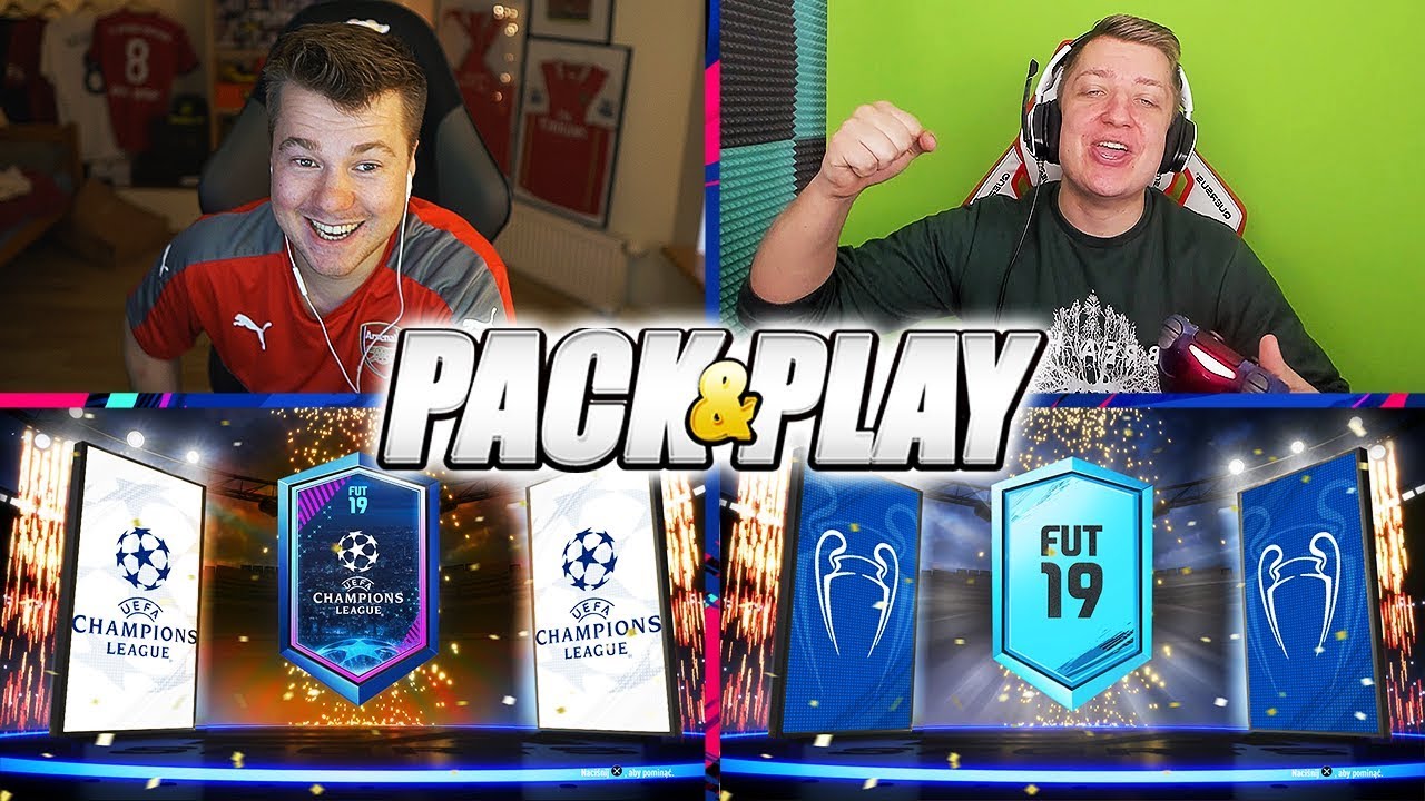 PIERWSZE NIEBIESKIE  pack'n'play  z Kamykiem!!! 😱 FIFA 19 🔥