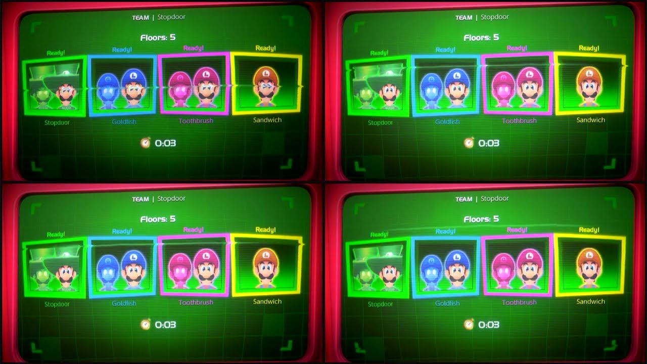 Almost 8-Player Luigi's Mansion 3 Wireless Multiplayer (Uncommentated)