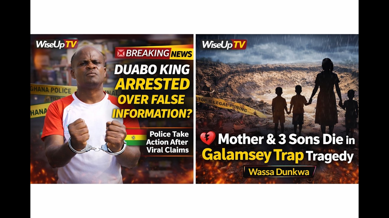 💔 TRAGIC! Mother & 3 Sons Die in Galamsey Trap 😭