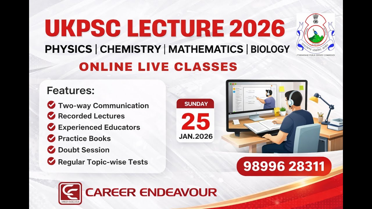 UKPSC Lecturer Online Classes. #ukpsclecturer #uttarakhandlecturer #ukpsc #careerendeavour