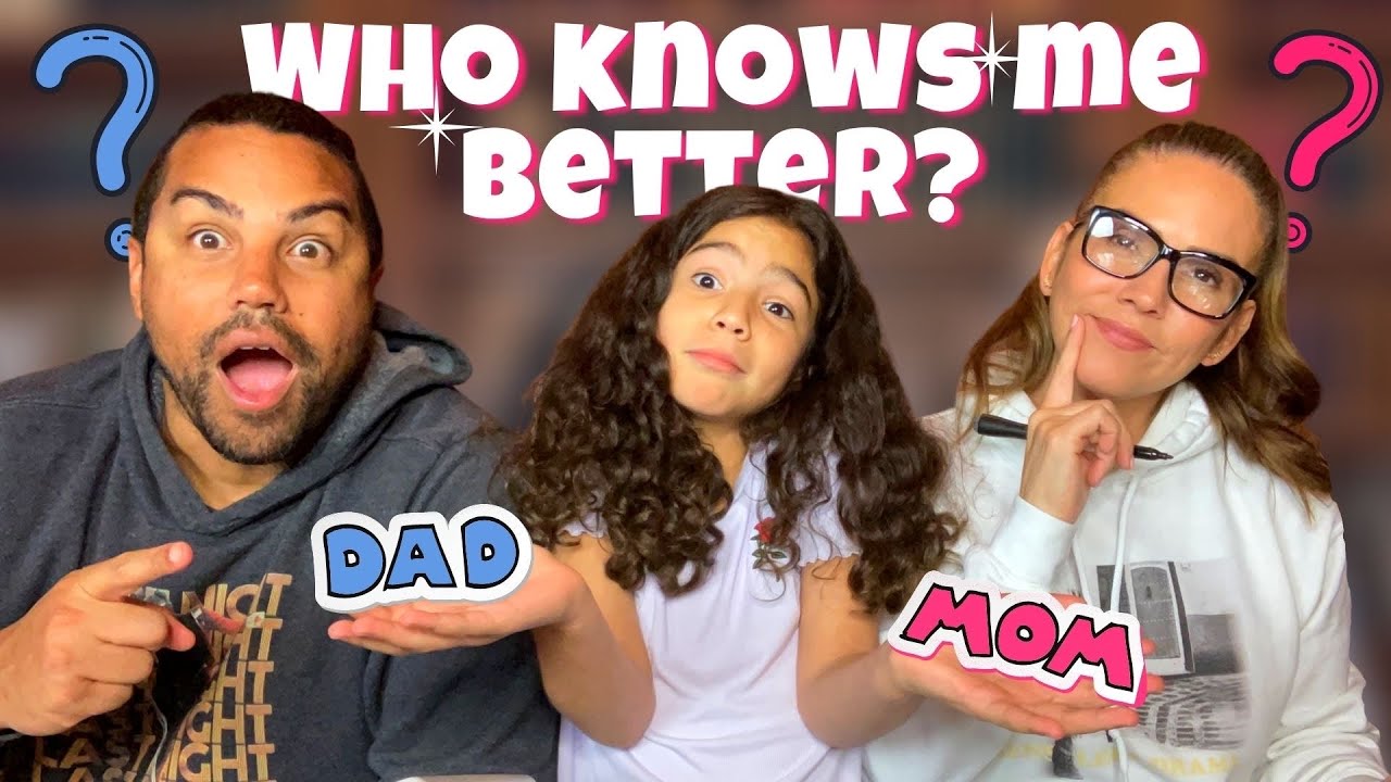 Who knows me best challenge (Dad vs Mom)